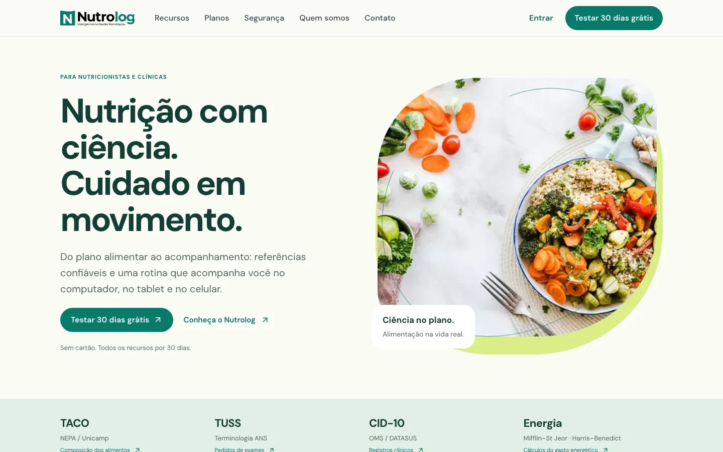 Nutrolog · Site
